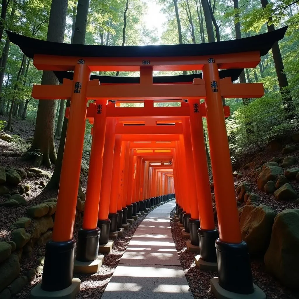 Fushimi Inari Shrine in Kyoto, Japan