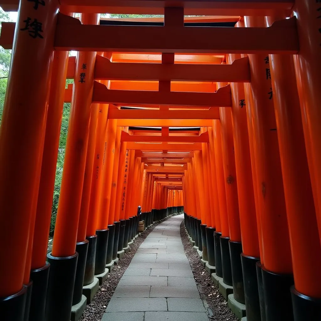 Fushimi Inari Shrine's torii gates