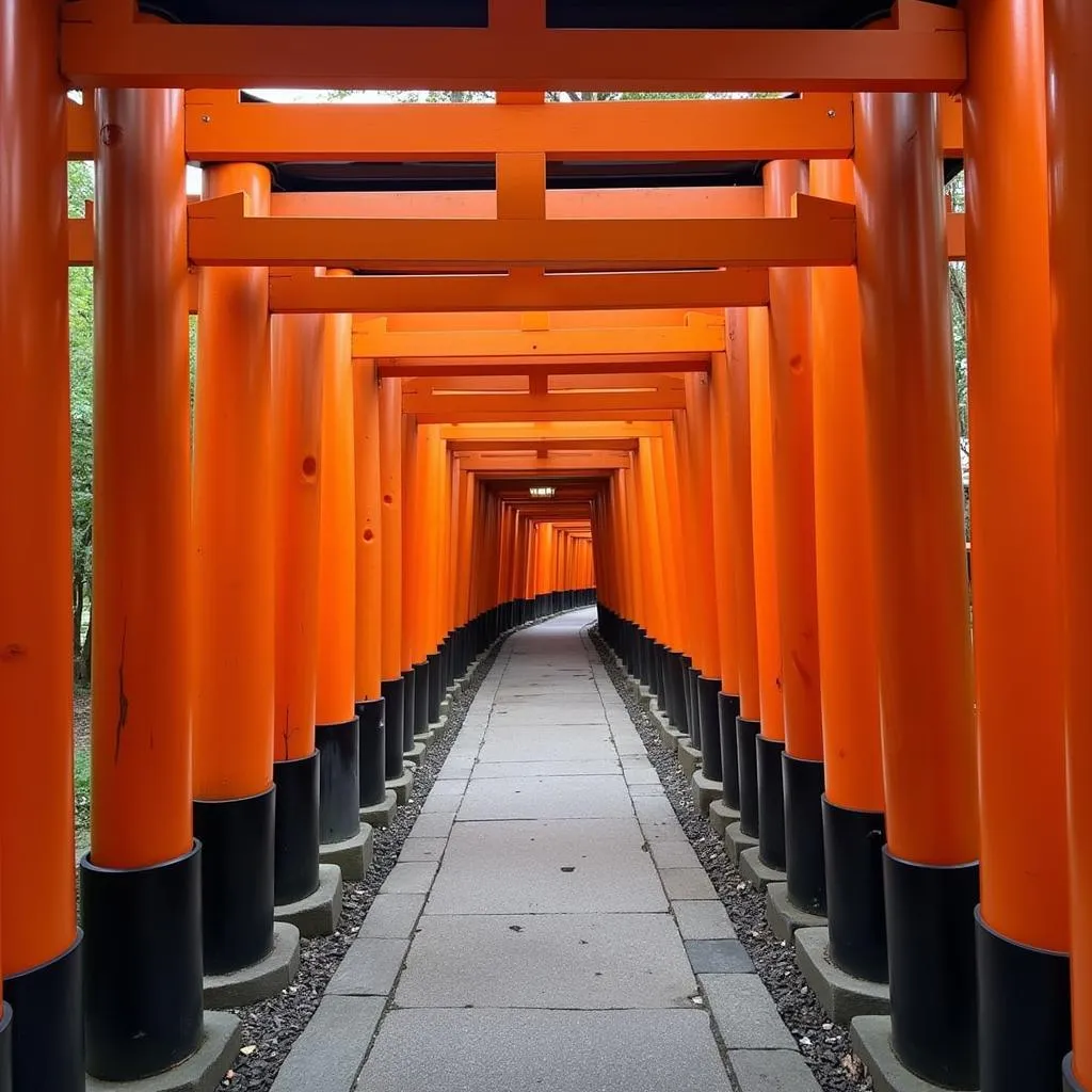 Kyoto Fushimi Inari Shrine torii gates