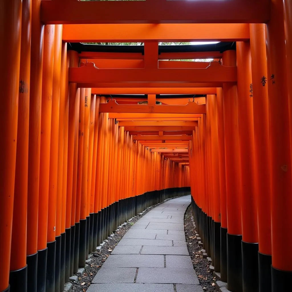 Fushimi Inari Shrine Torii Gates Kyoto