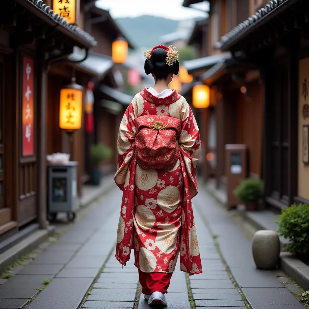 Geisha in Kyoto's Gion District