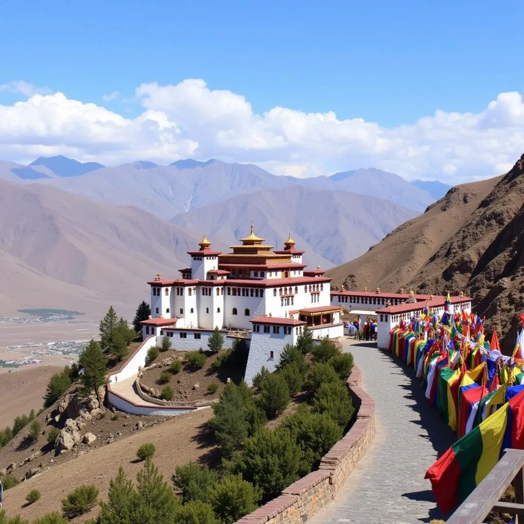 Buddhist Monastery in Ladakh