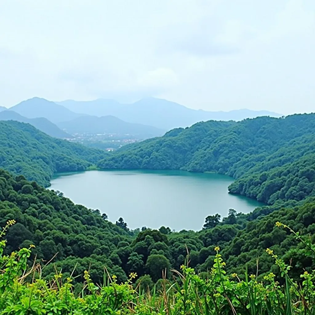 Scenic view of Lonavala Lake