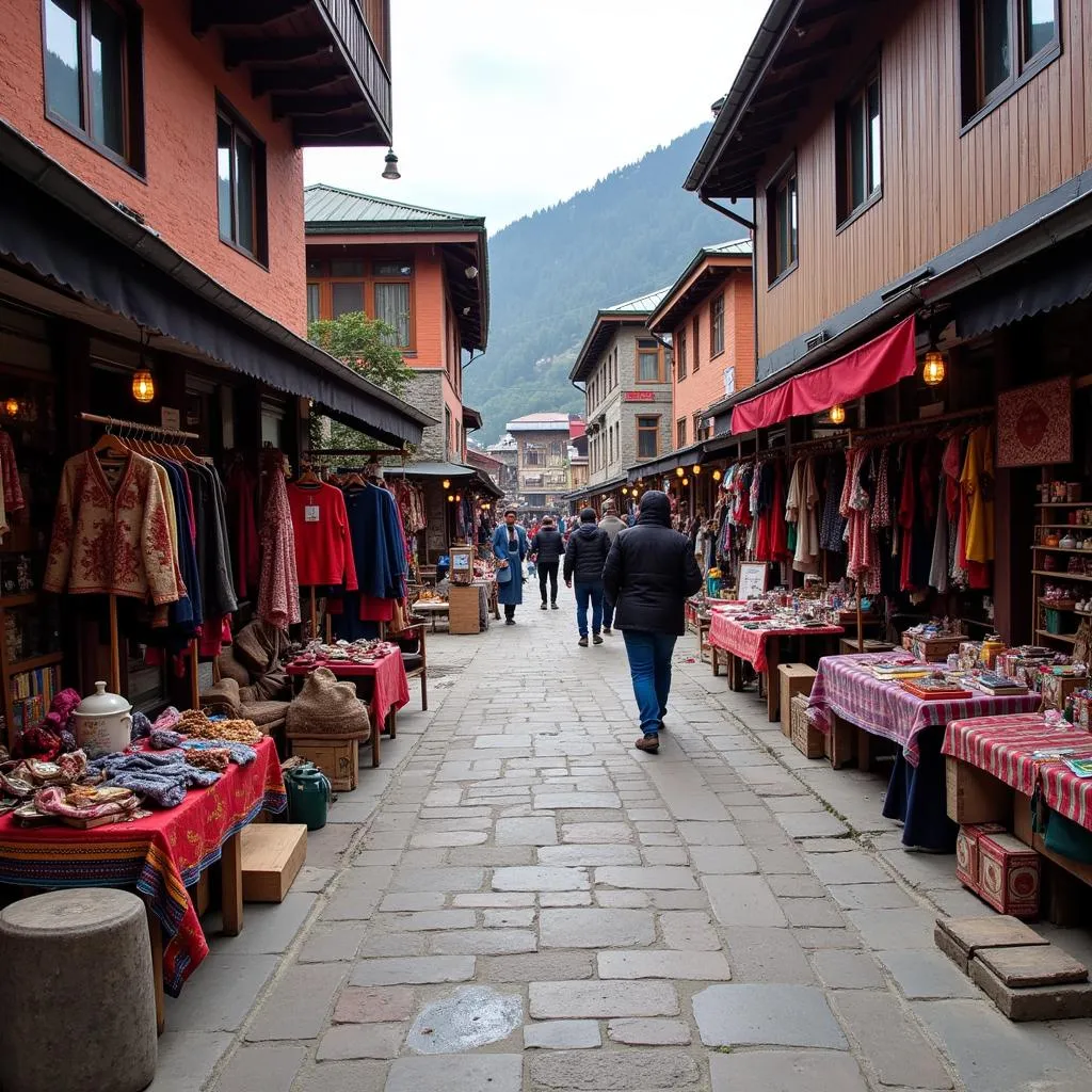 Local Market in Manali