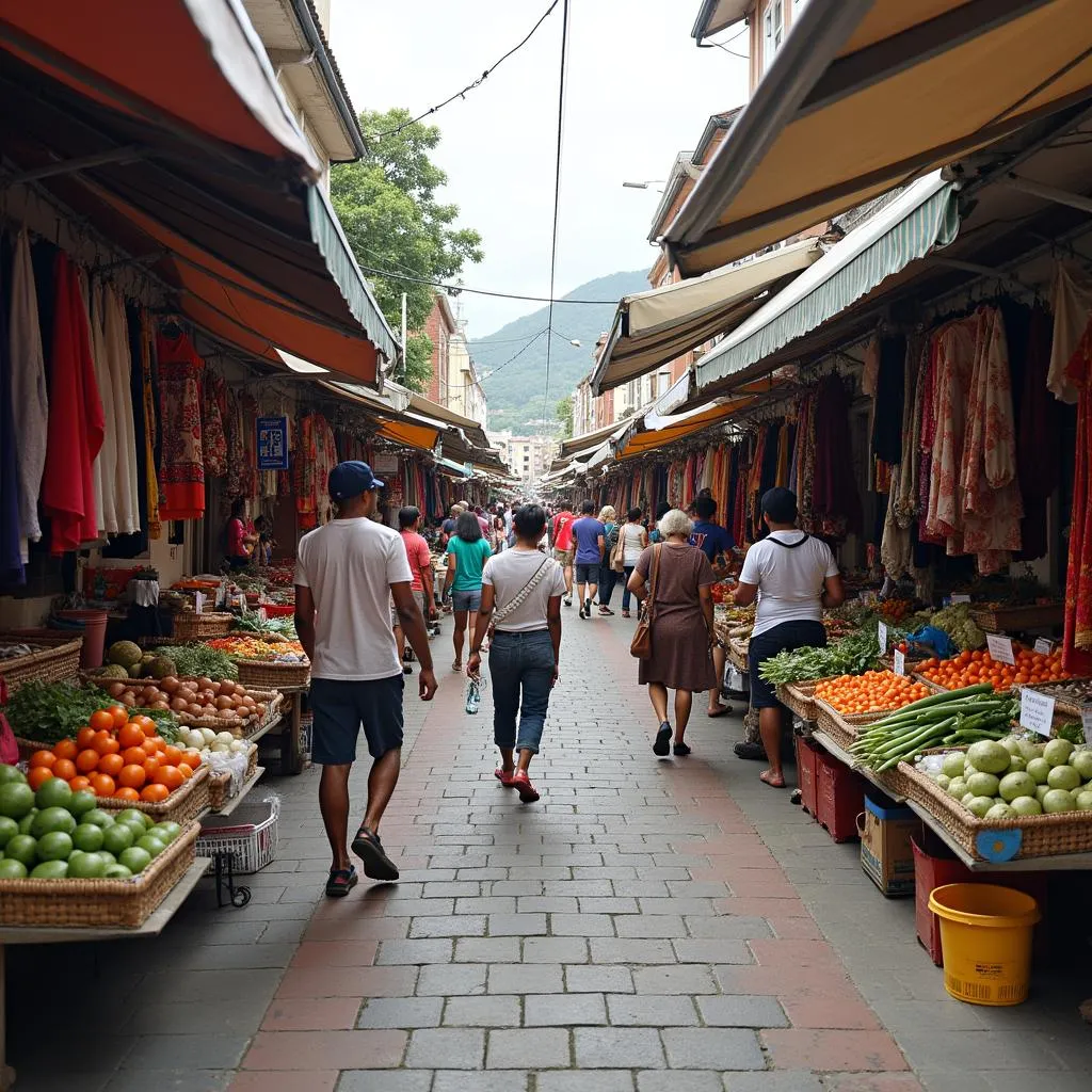 Mauritius Port Louis market