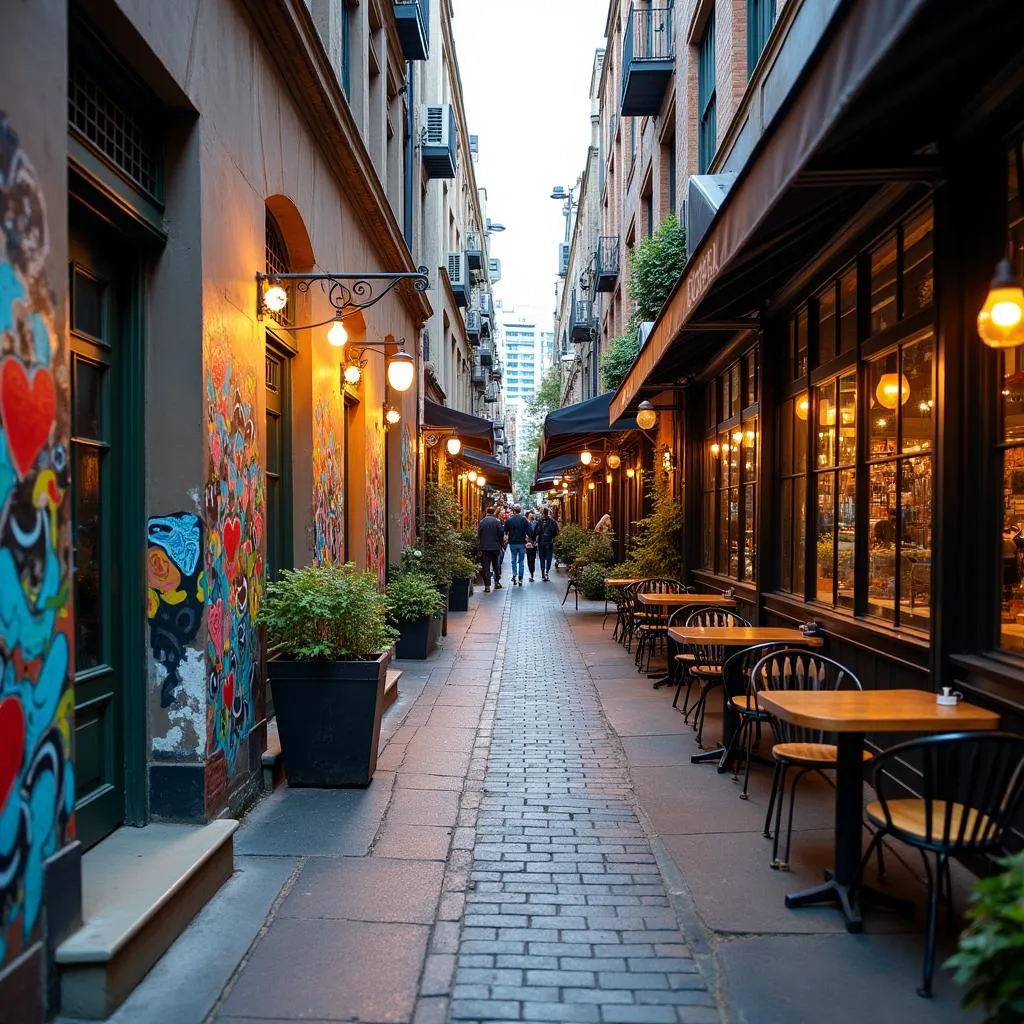 Melbourne's vibrant laneways