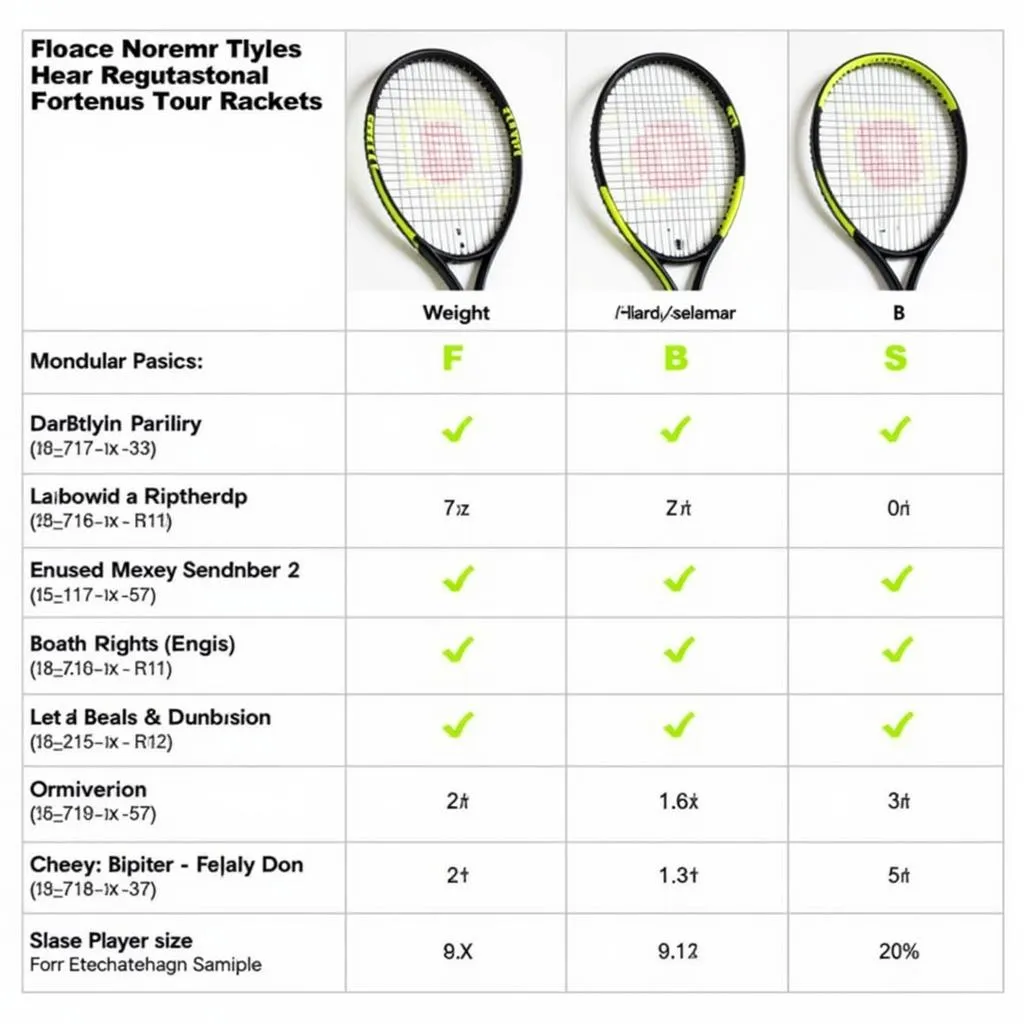 Mizuno Fortius Tour Series Comparison Chart