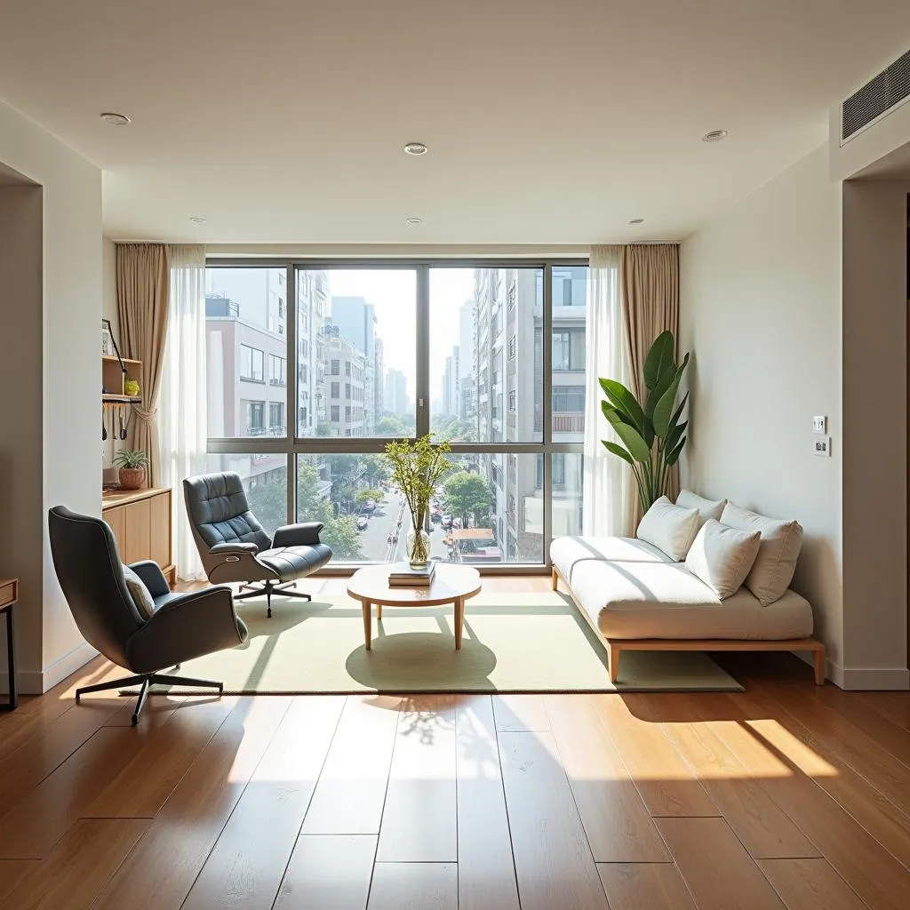 Modern Japanese Apartment Living Room