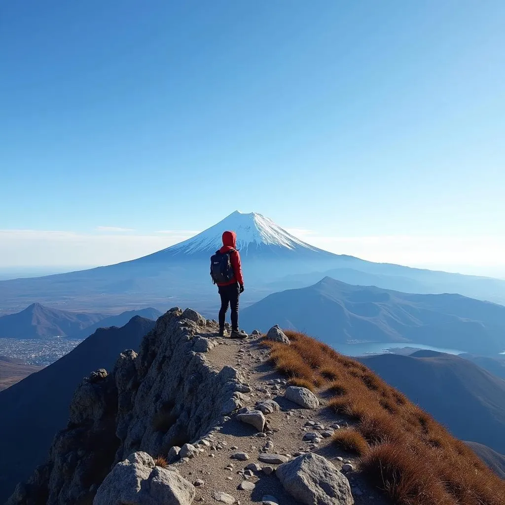 Hiking Mount Fuji in Japan