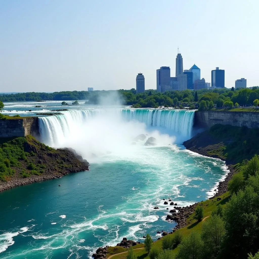 Niagara Falls: American and Canadian Sides