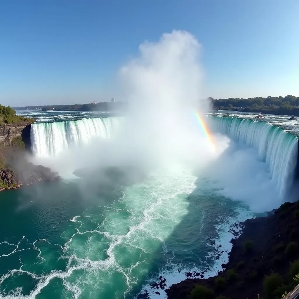 Panoramic View of Niagara Falls