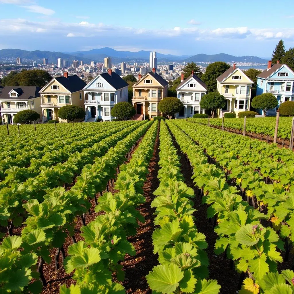 Painted Ladies Napa Vineyard