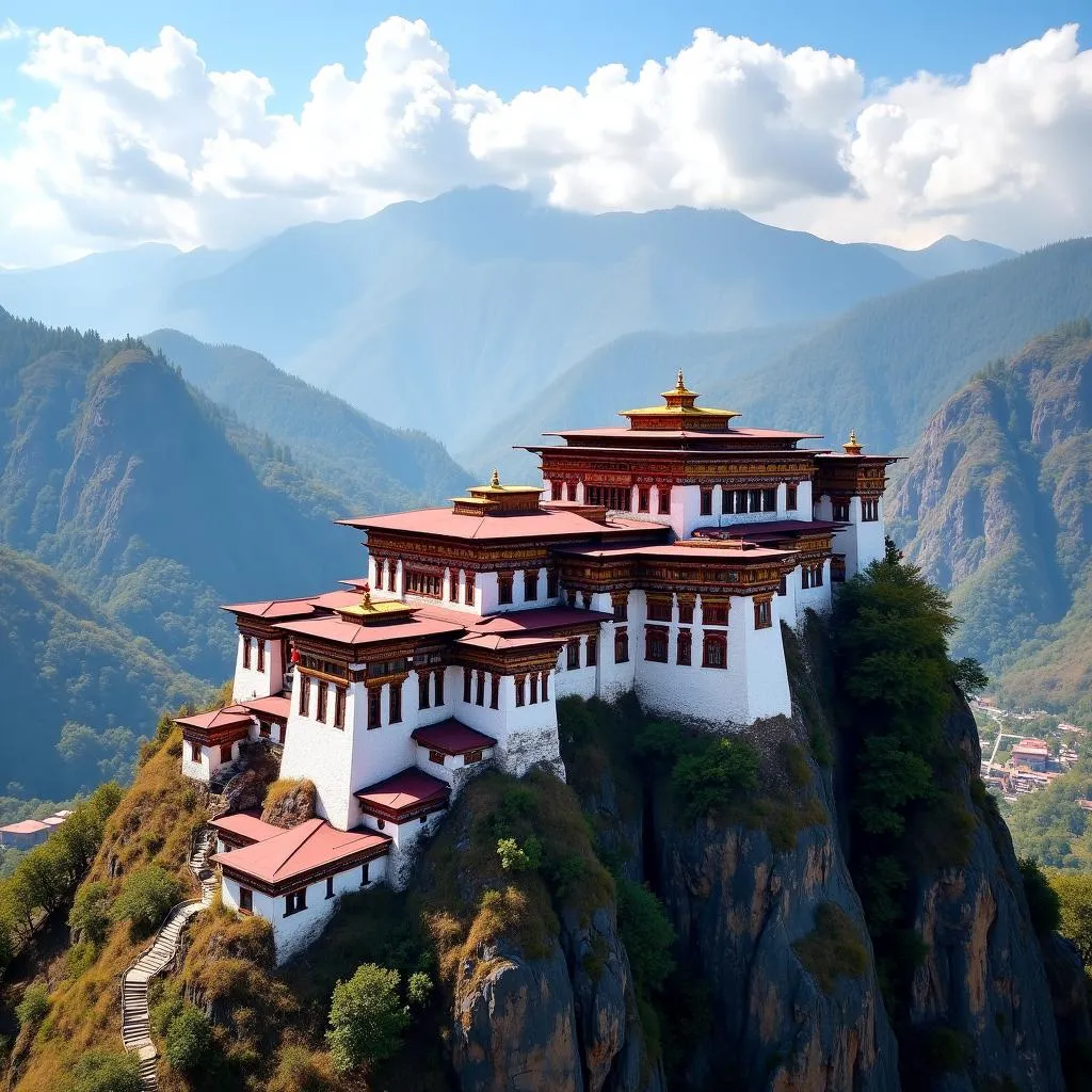 Paro Dzong fortress monastery Bhutan