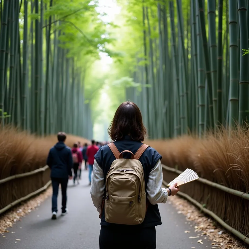 Private tour guide in bamboo forest