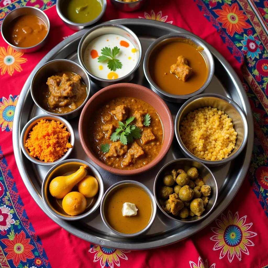 Traditional Rajasthani Thali