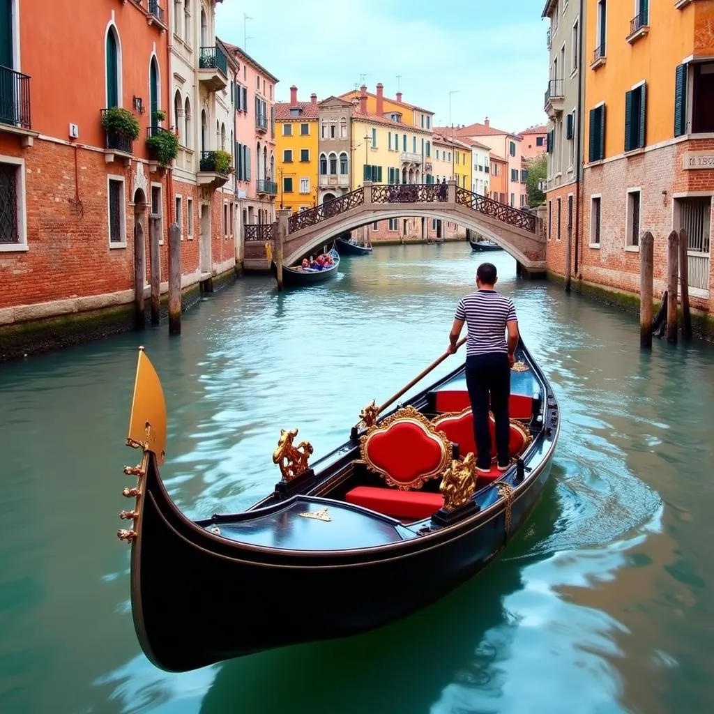 Romantic Italian Getaway - Gondola in Venice