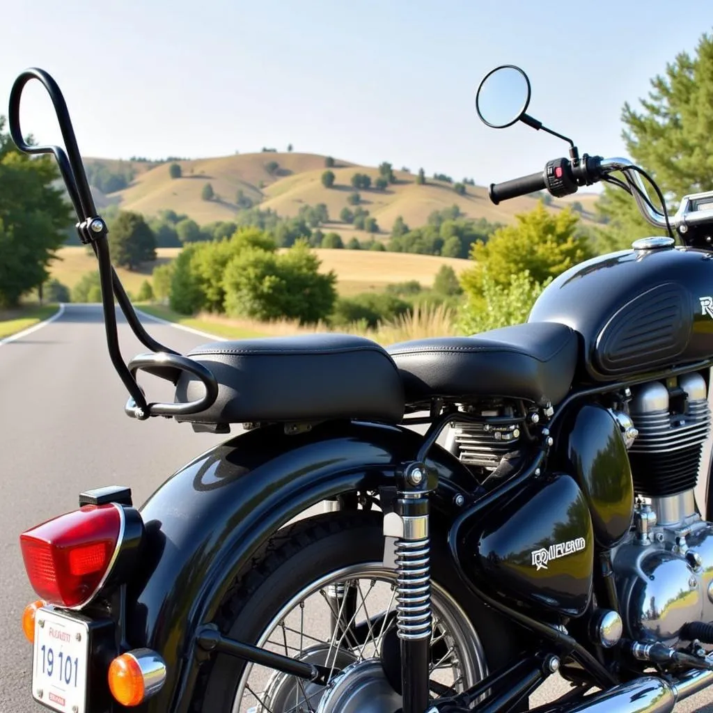 Royal Enfield Classic 350 with touring seat