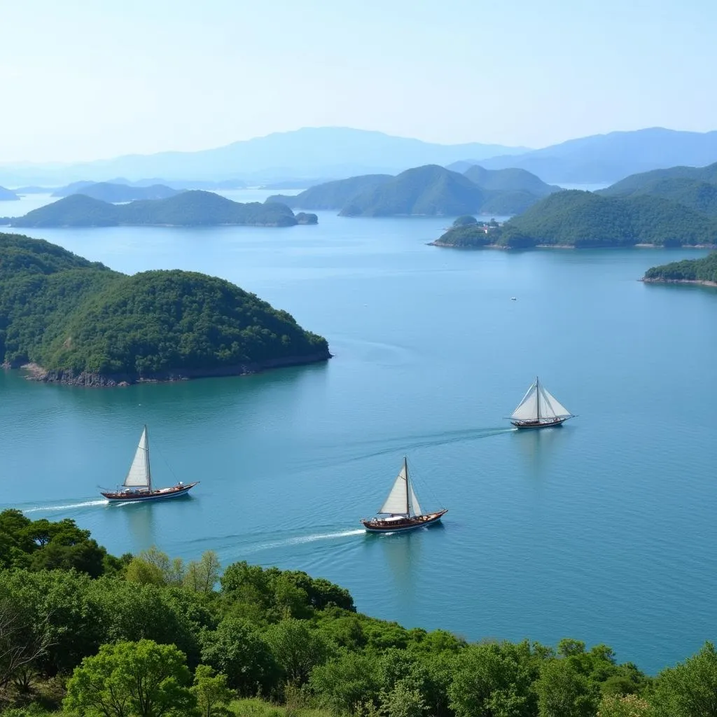 Island hopping in the Seto Inland Sea