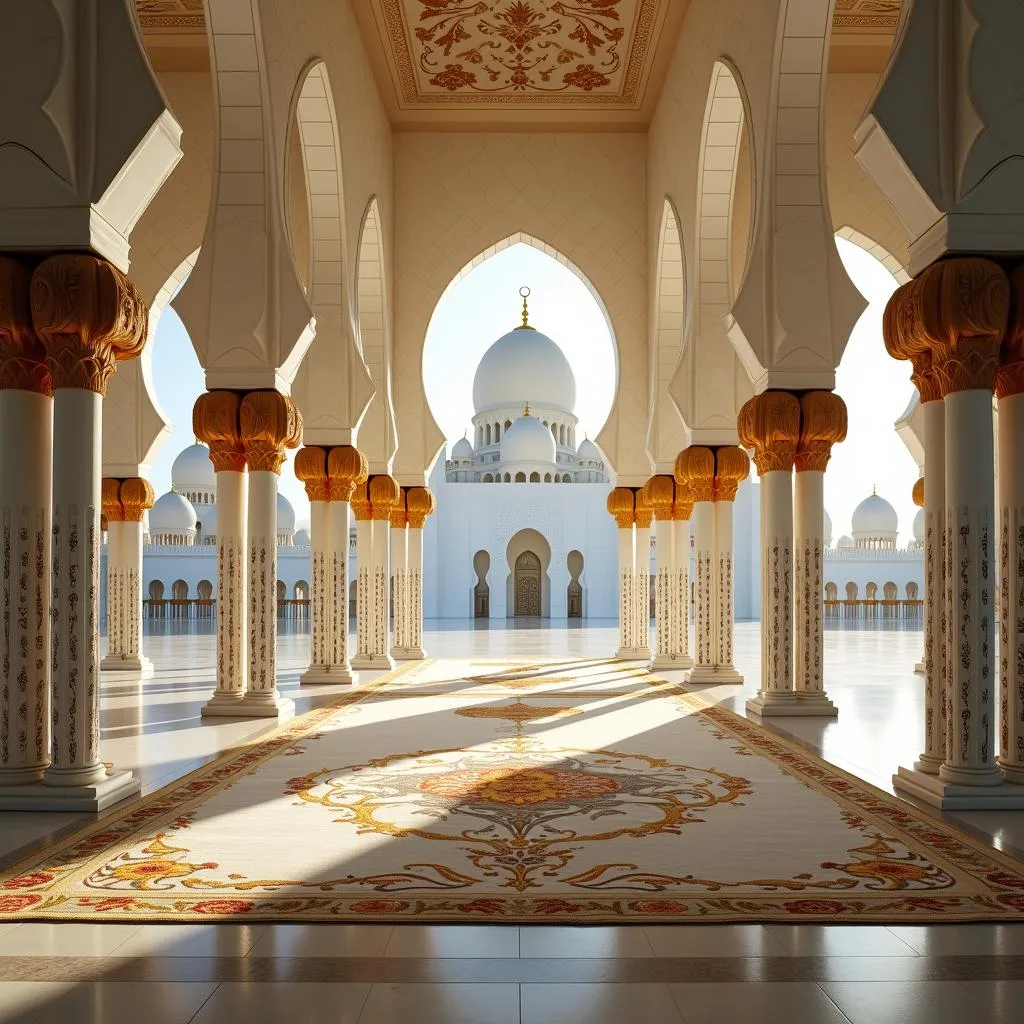 Sheikh Zayed Grand Mosque interior