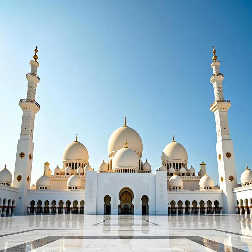 Sheikh Zayed Grand Mosque in Abu Dhabi