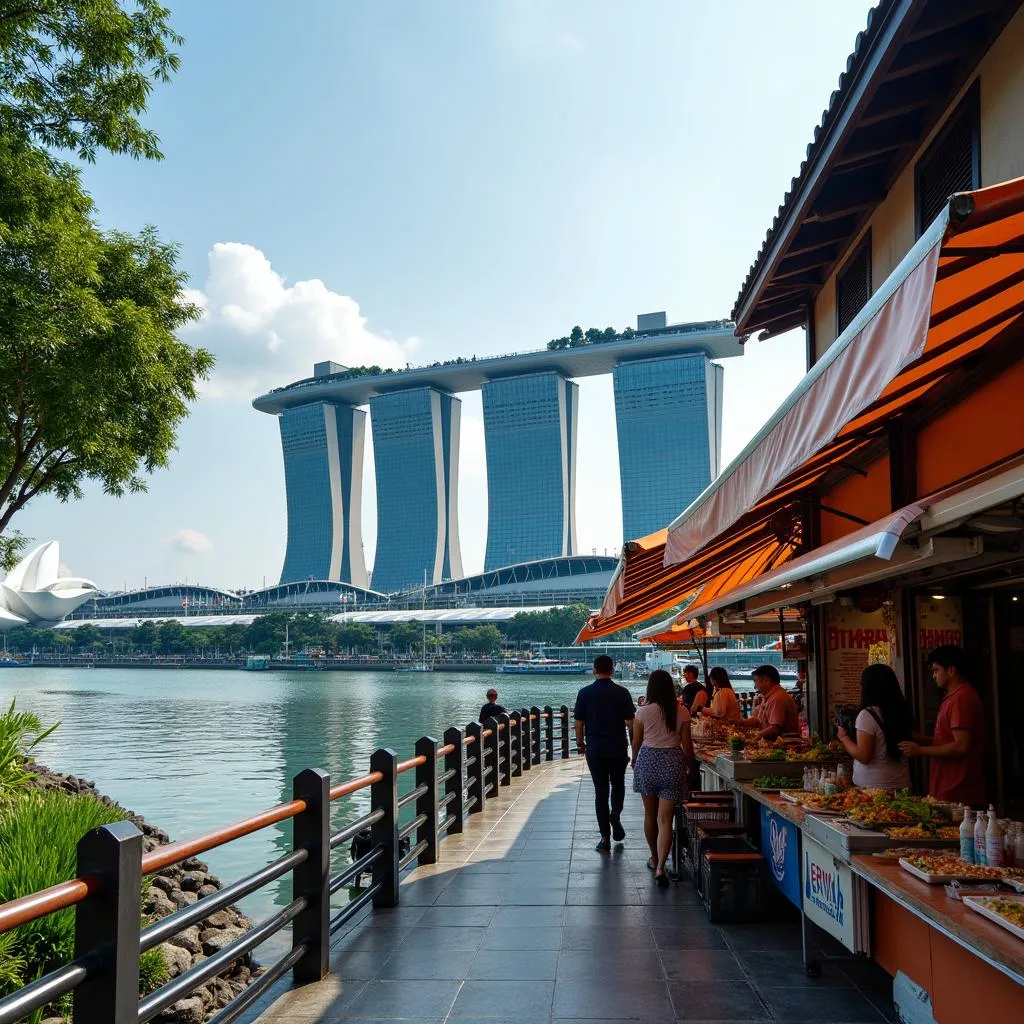 Explore Singapore's Futuristic Landmarks and Diverse Culinary Delights