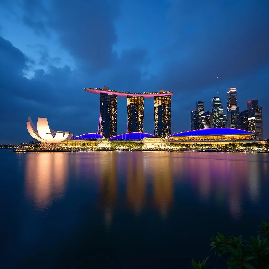 Singapore Marina Bay Cityscape