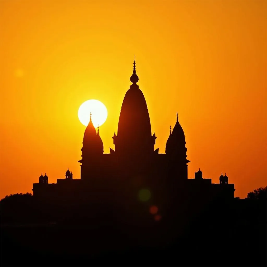 Sunset at Somnath Temple