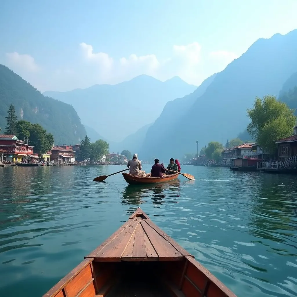 Shikara ride on Dal Lake, Srinagar, Kashmir