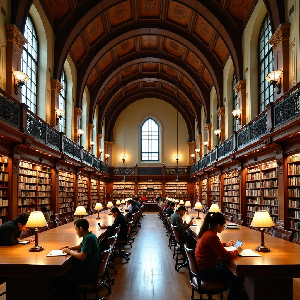 Yale University Sterling Memorial Library Interior