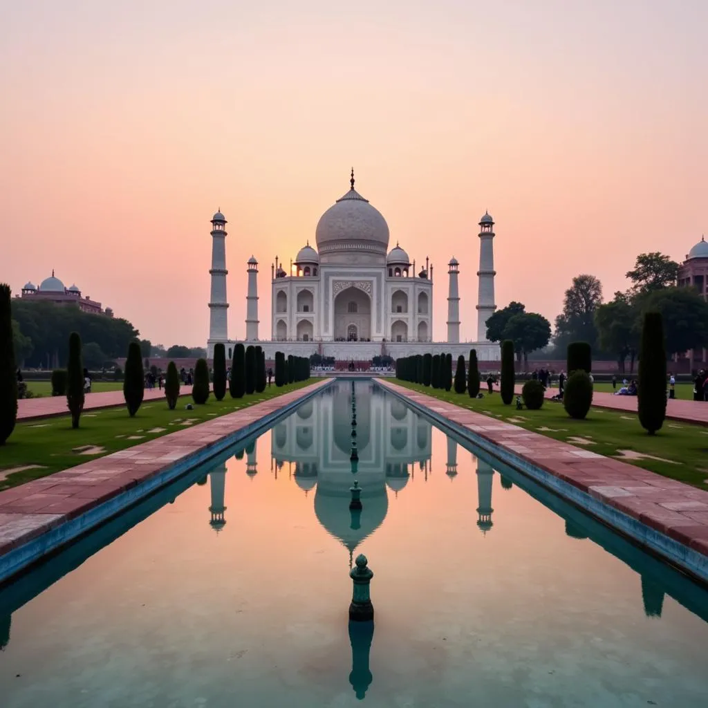 Taj Mahal at Sunrise