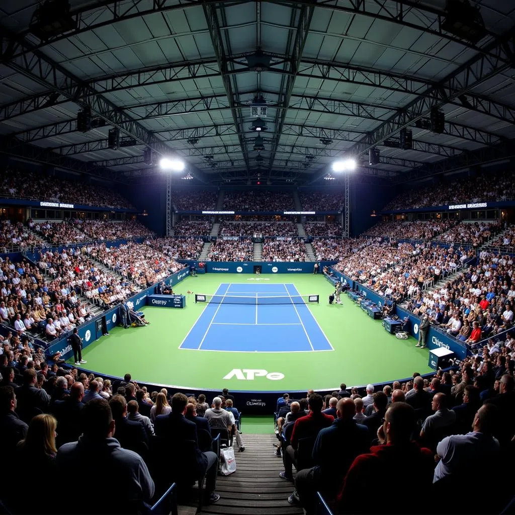 Tennis Court at ATP Tour Finals