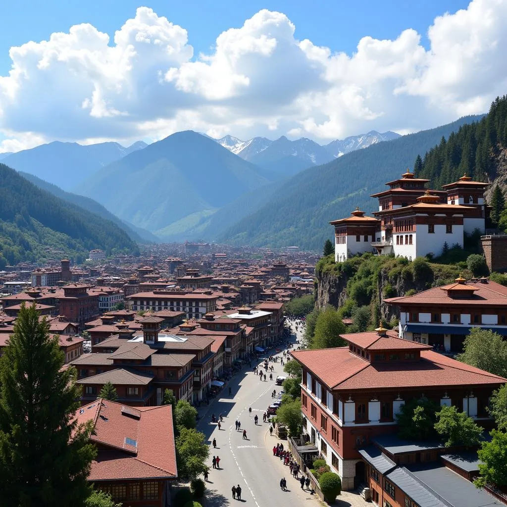 Thimphu City Bhutan