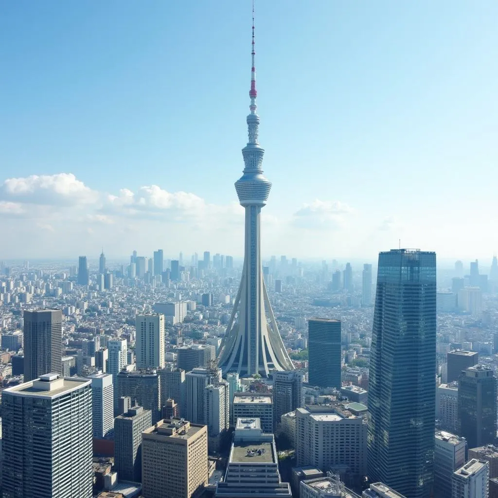 Tokyo Skytree panoramic view