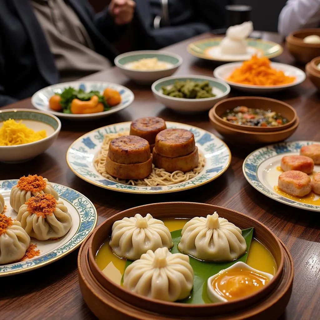 Traditional Sikkimese Food in North Sikkim