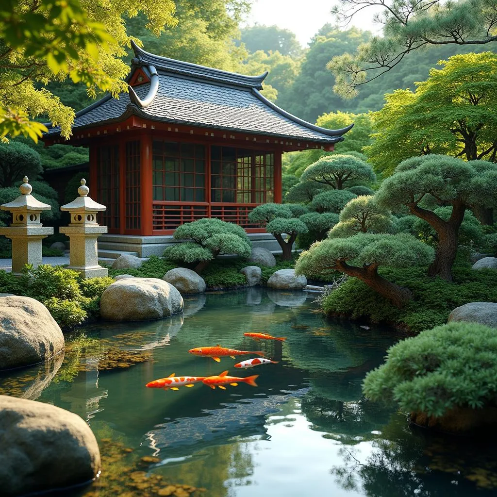 Serene Japanese Garden