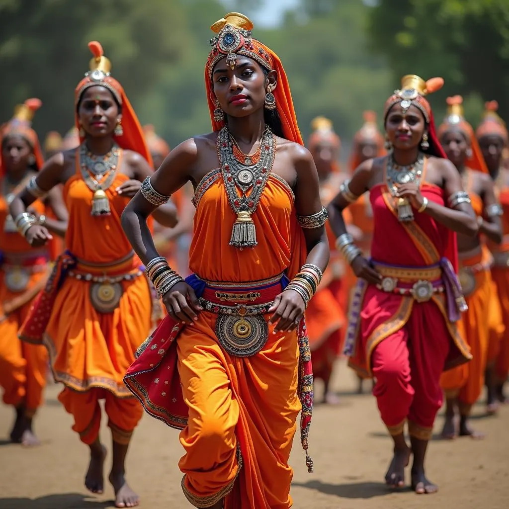 Tribal Dance Performance in Kanha National Park