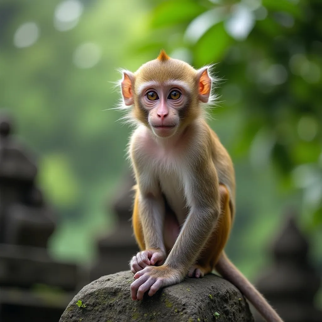 Monkeys at Ubud Monkey Forest