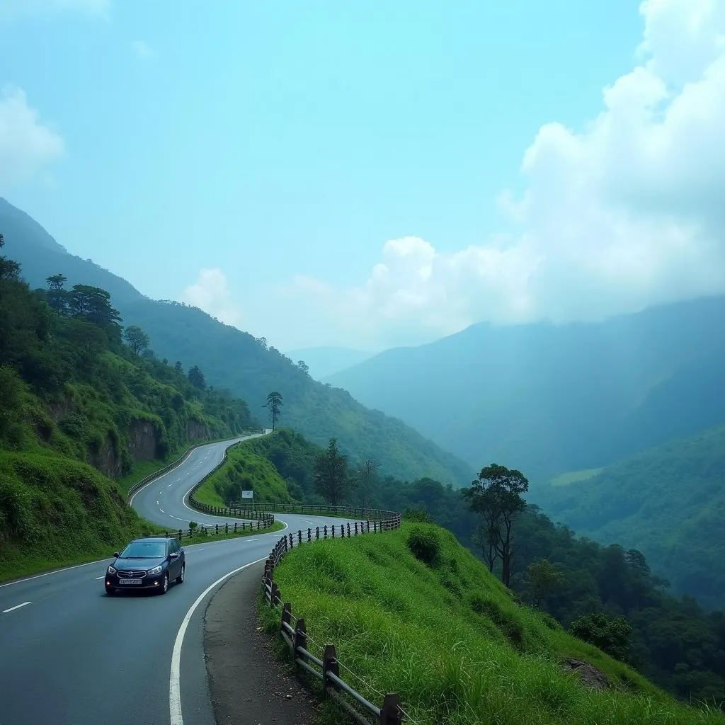 Winding Mountain Road to Lonavala