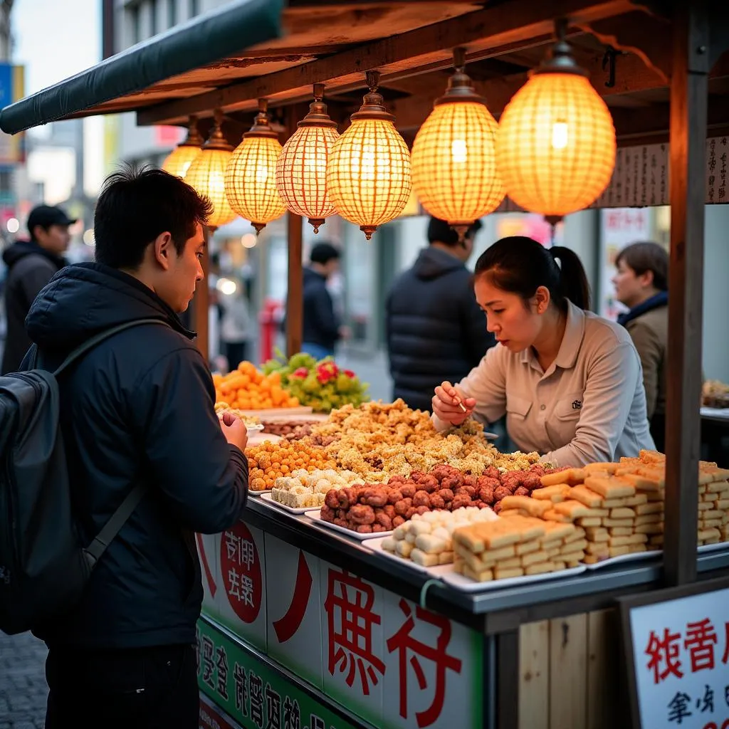 Yokohama Food Tour: Vibrant Street Food Stall