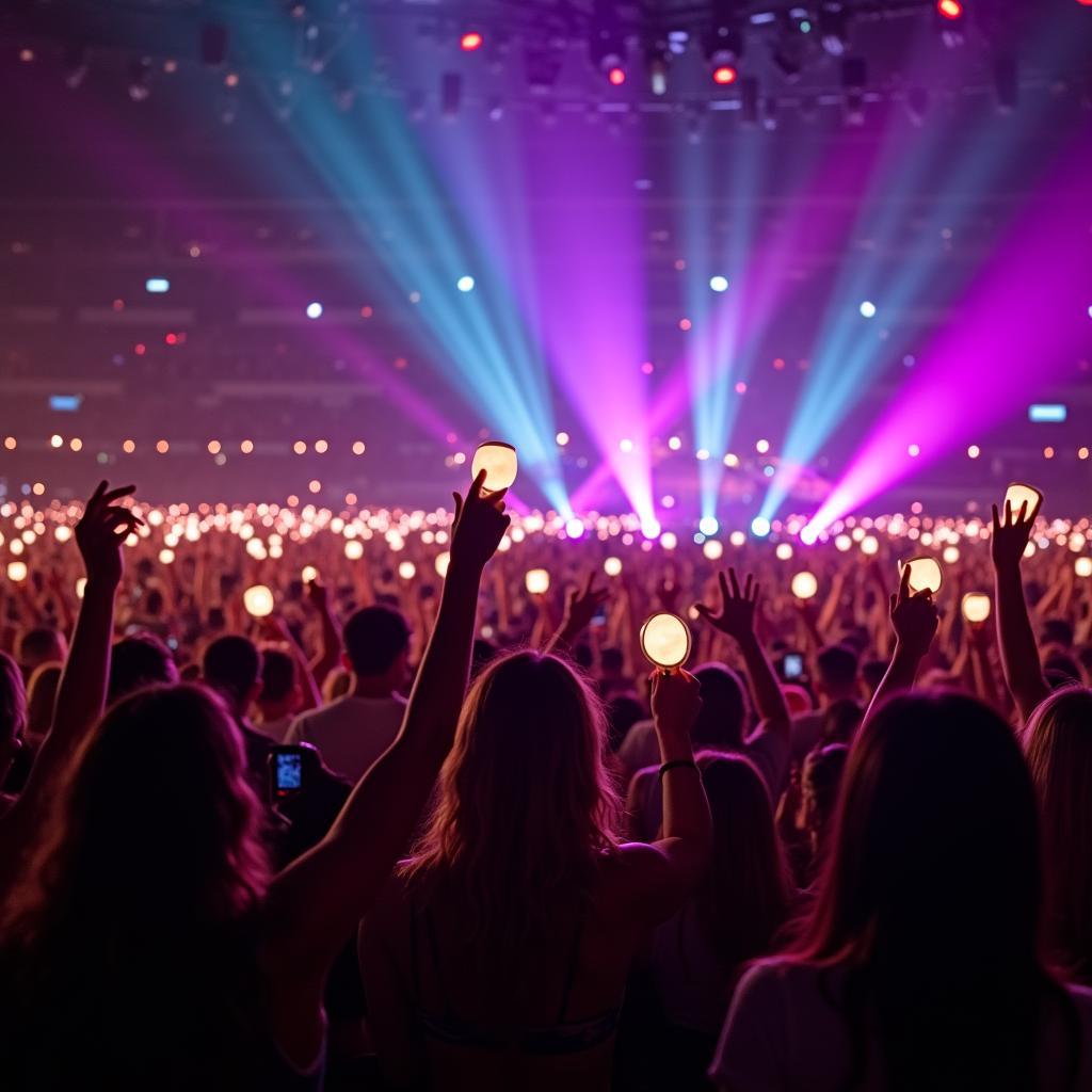 Fans at the 1989 World Tour