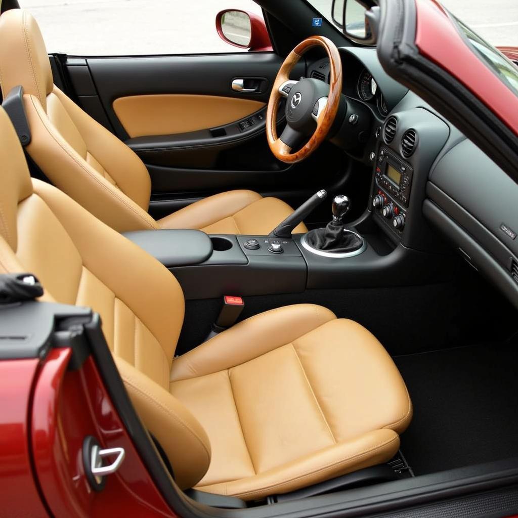 2006 Mazda MX-5 Miata Grand Touring Interior - Leather Seats