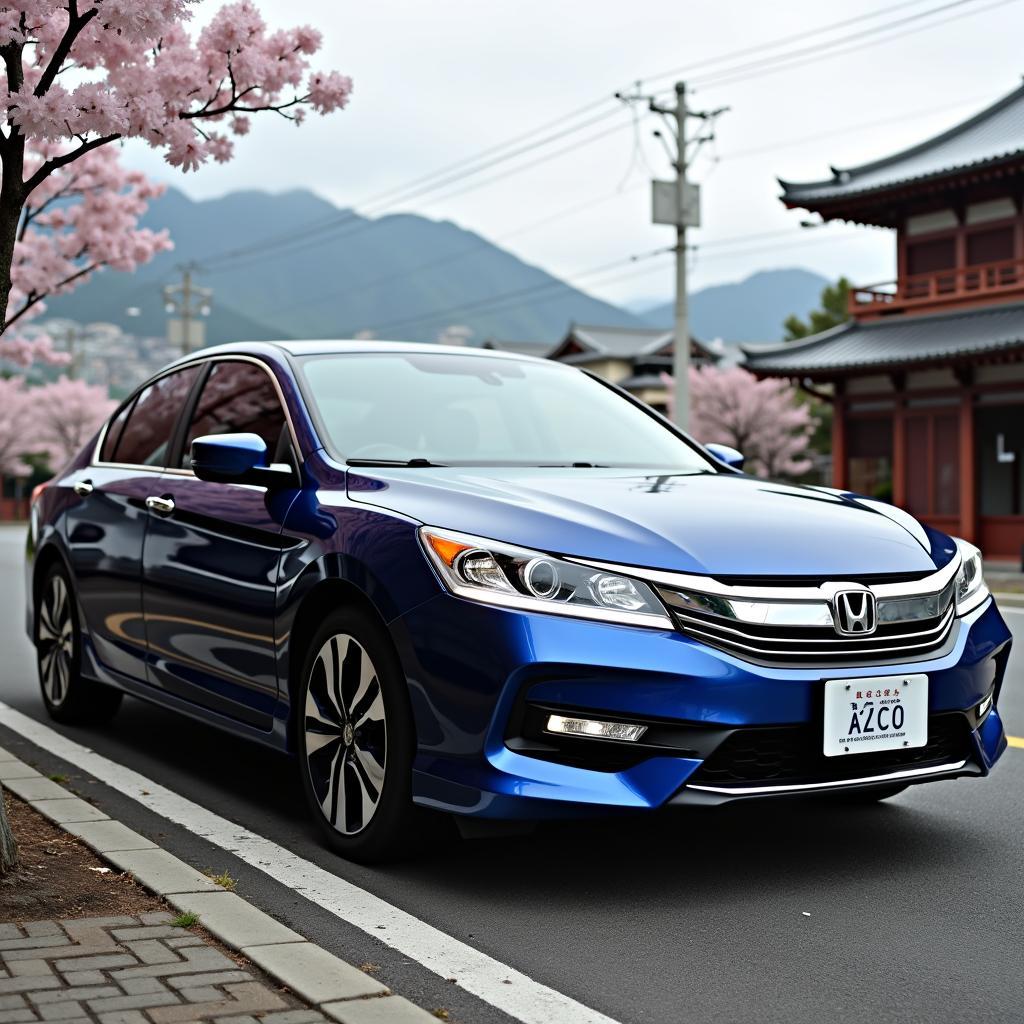 Sleek exterior of the 2017 Honda Accord Touring