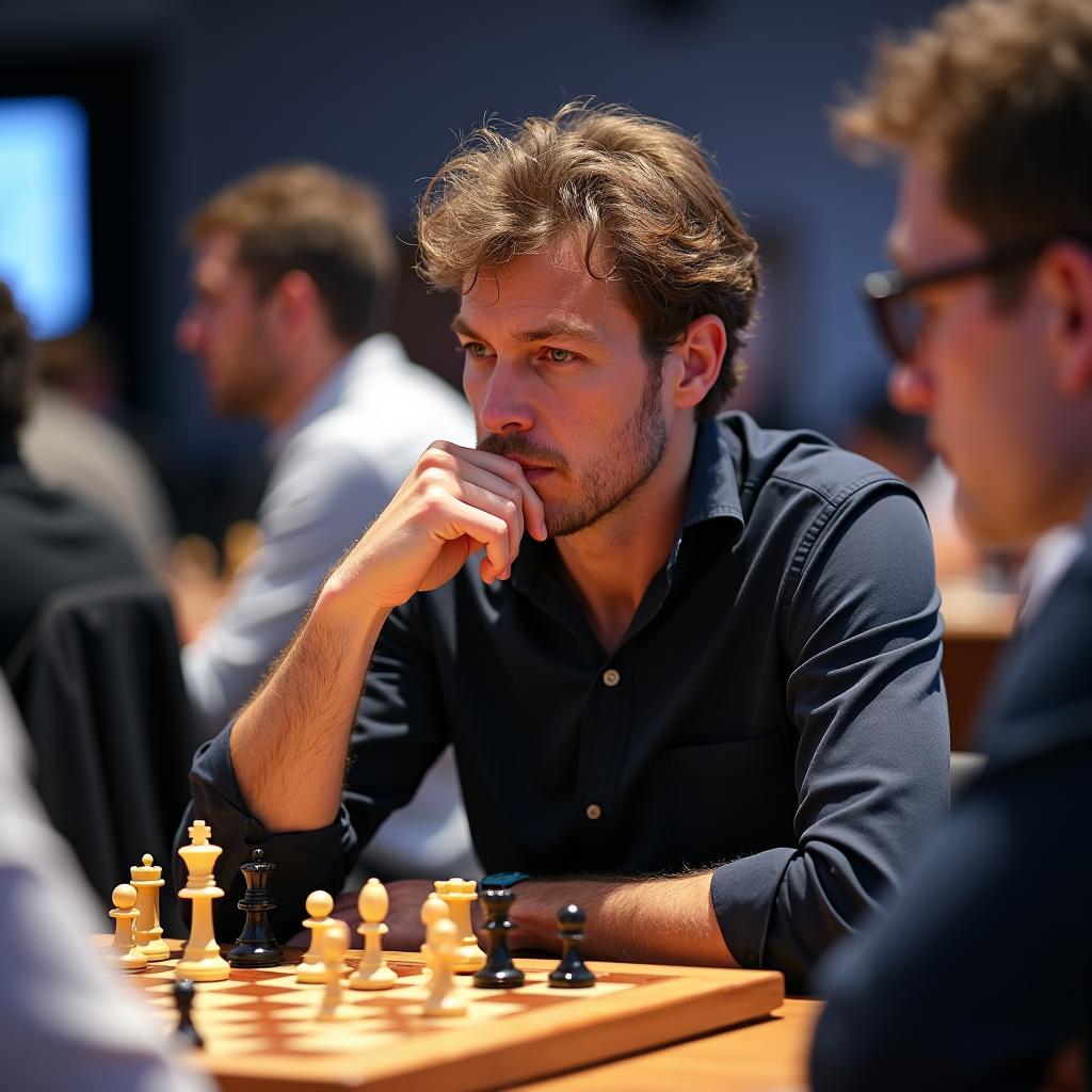 Magnus Carlsen at the 2019 Croatia Grand Chess Tour