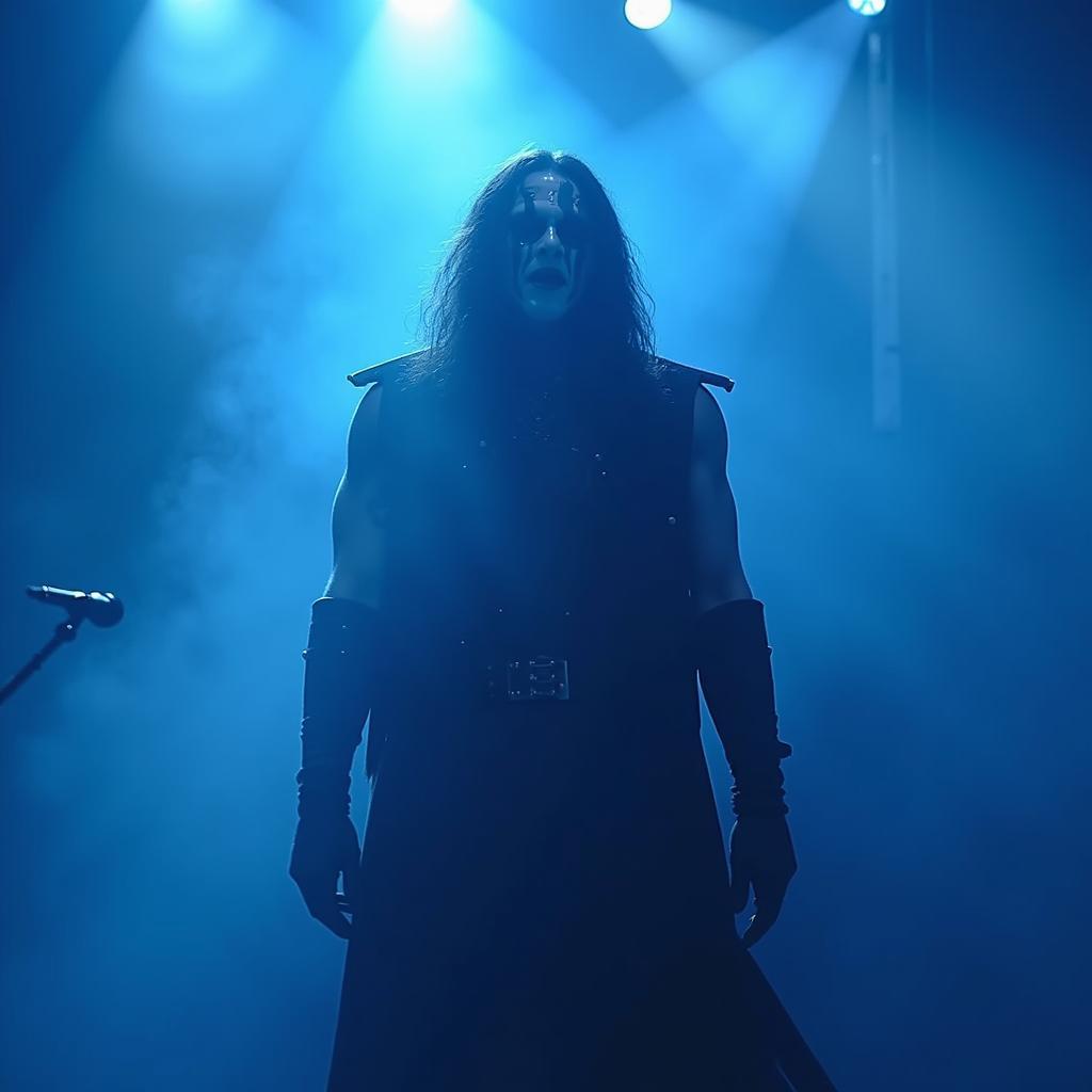 Abbath 2019 Japan Tour Stage: Fog, Blue Lighting, and Intense Atmosphere