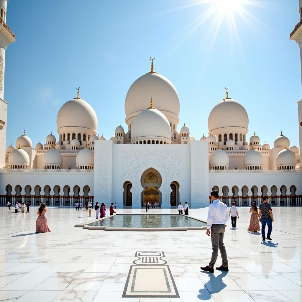 Abu Dhabi Grand Mosque Day Tour Experience