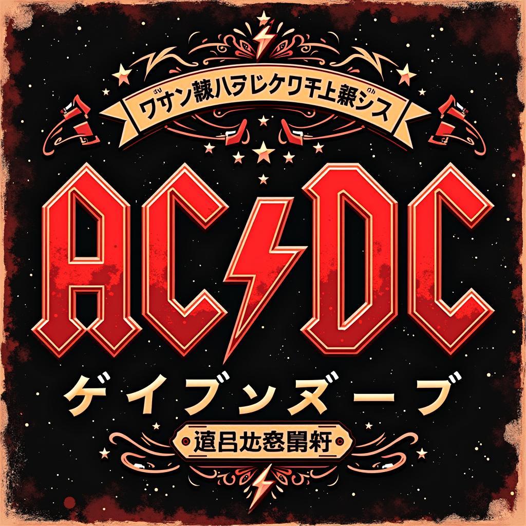 AC/DC Japan Tour Poster Concept