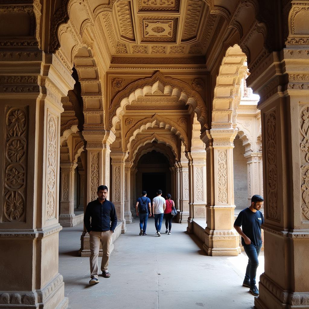 Adalaj Stepwell Architecture: Discovering ancient architecture during your Ahmedabad tour.