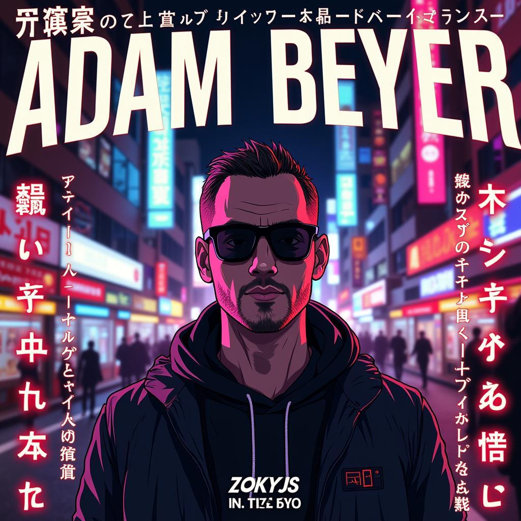 Adam Beyer Japan Tour Poster