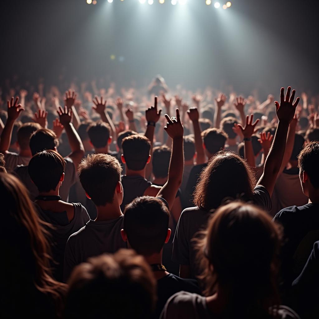 Aesop Rock Fans at a Japan 2018 Concert