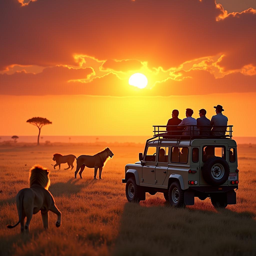 African Safari Wildlife Tour with Airfare